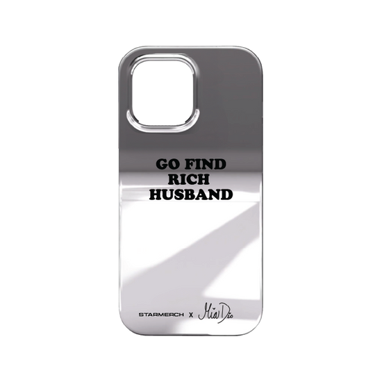 Mia Dio: Go Find Rich Husband Mirror iPhone Case